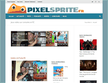 Tablet Screenshot of pixelsprite.fr